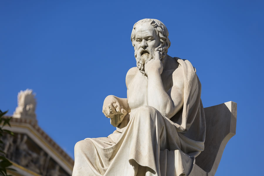 Socrates, philosophe et homme politique Grec